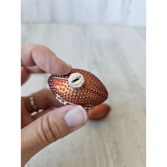 Vintage mini football glass ornament set Xmas tree - Picture 4 of 7